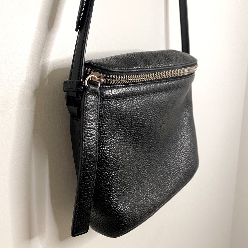 black pebble leather - kara large stowaway bag